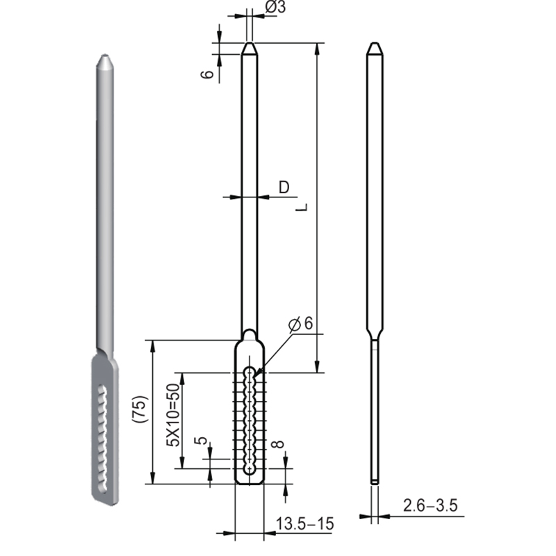 Aksesori Rod Penyambung Perindustrian LG003