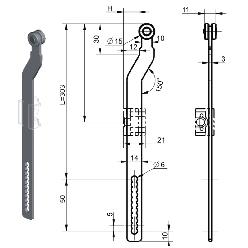 Aksesori Rod Penyambung Pelbagai Model LG006-C